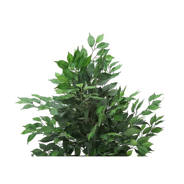 Black Green 58-Inch Ficus Tree Indoor Faux Fake Floor Potted Artificial Plant, image 5